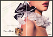 Oscar de la Renta 1980s Magazine Print Ad (2 pages) 1989 (Not the Product) Oscar de la Renta