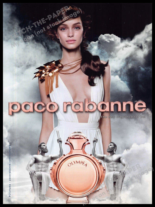 Paco Rabanne 2010s Magazine Print Advertisement 2015 Olympia (Not the product) Paco Rabanne