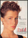 Pantene 1980s Print Ad 1989 Up Do Hair "Risk everything except your hair" Ad Pantene