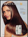 Pantene Pro-V Hair 2000s Print Advertisement 2004 Brunette Smooth Turnaround Fetch-the-Paper