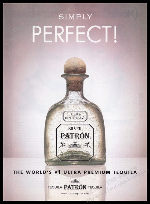 Patron 2000s Print Advertisement Ad 2005 Fetch the Paper!
