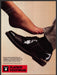 Playboy Footwear Shoes 1990s Print Advertisement Ad 1990 Footsie Feet Fetch-the-Paper