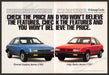Plymouth Sundance Dodge Shadow 1990s Print Advertisement (2 pages) 1990 Plymouth Sundance