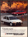 Pontiac LeMans 1980s Print Advertisement 1987 "L'affordable, L'exciting..." Pontiac LeMans