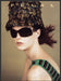 Prada Sunglasses 2000s Print Advertisement 2005 Feather Hat Fetch-the-Paper