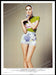 Ralph Lauren & Versace 2010s Magazine Print Ad 2012 Legs Demure Female Model Ralph Lauren