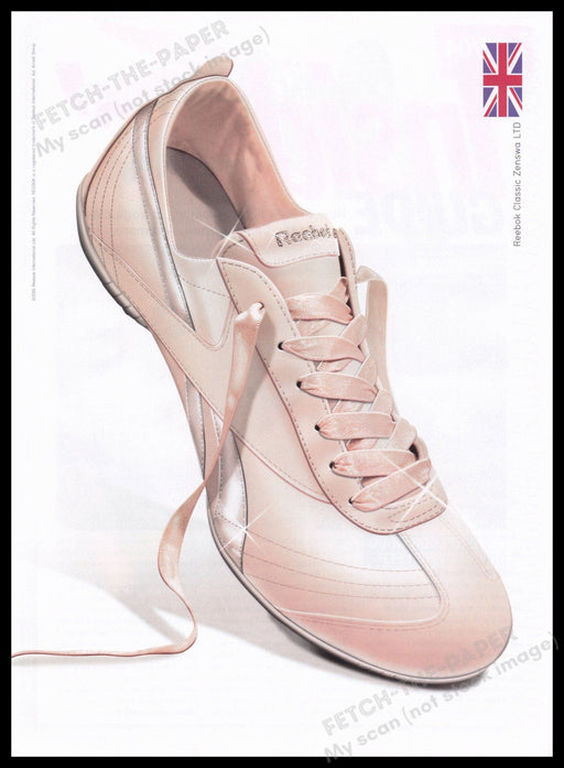 Reebok 2000s Print Advertisement Ad 2004 Fetch the Paper!