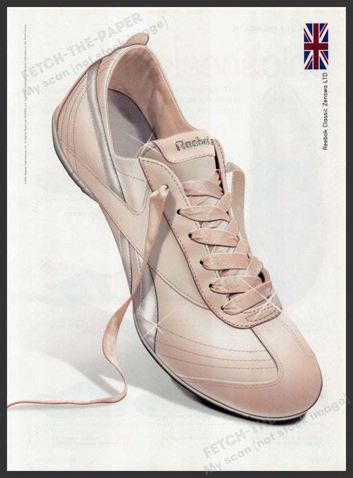 Reebok Classic Zenswa LTD Shoes 2000s Print Advertisement Ad 2004 Fetch-the-Paper