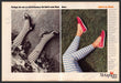 Reebok Metaphors 1980s Magazine Print Ad (2 pages) 1988 Oz Witch Legs Fetch-the-Paper