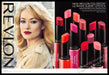 Revlon 2010s Print Advertisement (2 pages) 2013 Olivia Wilde Actress Lipstick Revlon