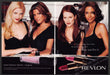Revlon Lips 2000s Print Advertisement (2pg centerfold) 2004 Halle Berry Mendes Fetch-the-Paper