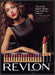 Revlon Lipstick Jessica Alba 2000s Print Advertisement Ad 2008 Little Black Dres Fetch the Paper!