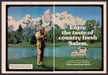 Salem Cigarettes 1970s Print Advertisement (2 page) 1979 Mountains Lake Fetch-the-Paper