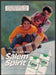 Salem Lights Cigarettes 1980s Print Advertisement 1986 Tobogganing Friends Fetch-the-Paper