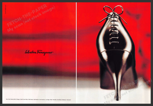 Salvatore Ferragamo 2000s Print Ad Fetch-the-Paper