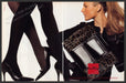 Salvatore Ferragamo 2000s Print Advertisement (2 Pg) 2003 Legs Bridget Hall Fetch-the-Paper