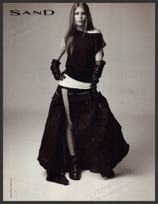 Sand Clothing 2000s Print Advertisement Ad 2003 Legs Fashion Fetch-the-Paper