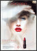 Shiseido 2000s Print Advertisement 2009 Red Lips Perfect Rouge Fetch-the-Paper
