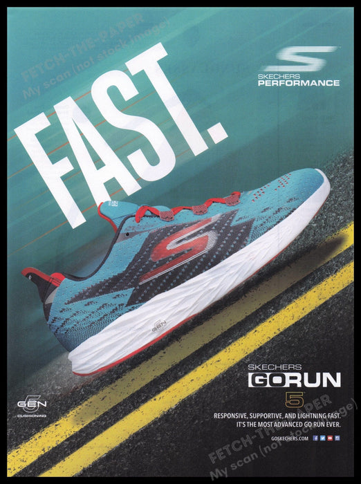 Skechers 2000s Print Advertisement Ad 2017 Fetch the Paper!