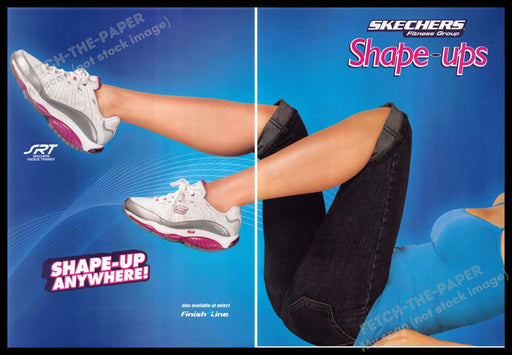 Skechers Shape Ups 2010s Print Advertisement (2 page) 2010 Legs Girl Skechers