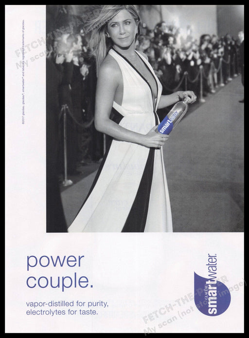 Smart Water 2000s Print Advertisement Ad 2017 Fetch the Paper!