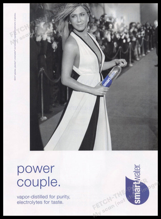 Smart Water 2000s Print Advertisement Ad 2017 Fetch the Paper!