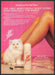 Soft Shave 1980s Print Advertisement 1982 Legs White Kitten Fetch-the-Paper