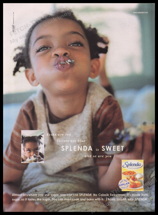 Splenda 2000s Print Advertisement Ad 2004 Sugar Substitute Fetch the Paper!