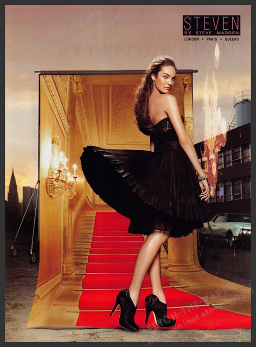 Steven Madden Dress Shoes 2000s Print Advertisement Ad 2006 Red Carpet Legs Fetch-the-Paper