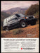 Suzuki Sidekick 4-door 1990s Print Advertisement Ad 1991 Side of Mountain Fetch-the-Paper