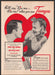 Tangee Lipstick "The Big Cat" Actors 1940s Print Advertisement Ad 1949 Fetch-the-Paper