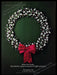 Tanqueray Gin Wreath 1980s Print Advertisement Ad 1987 Christmas Holiday Fetch-the-Paper