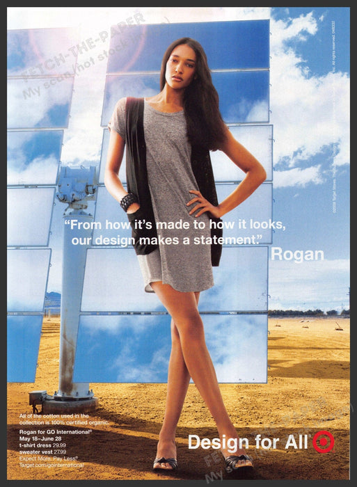 Target 2000s Print Advertisement Ad 2008 Legs Rogan Go International Target