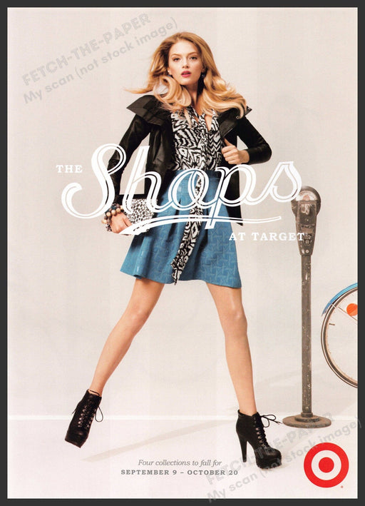 Target The Shops 2010s Print Advertisement 2012 Legs Jumping Fetch-the-Paper
