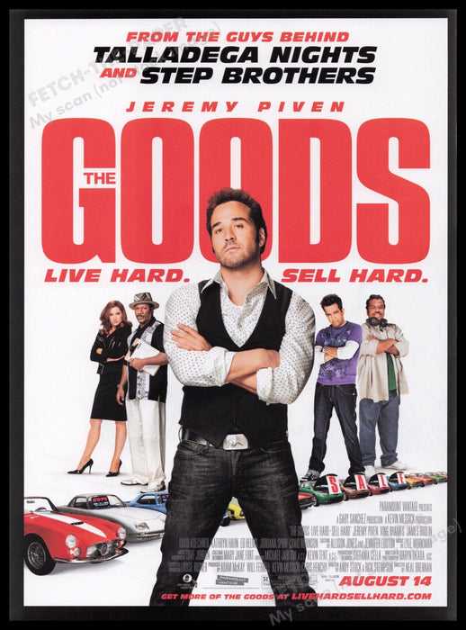 The Goods Movie Promo 2000s Print Advertisement Ad 2009 Fetch the Paper!