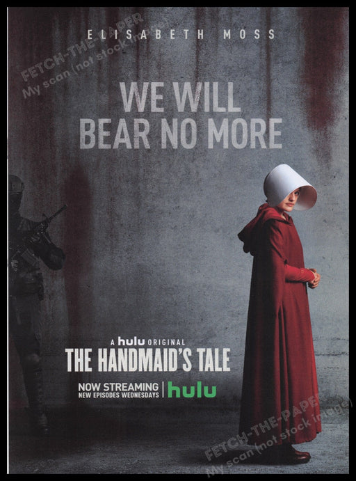 The Handmaid's Tale 2000s Print Advertisement Ad 2017 Fetch the Paper!