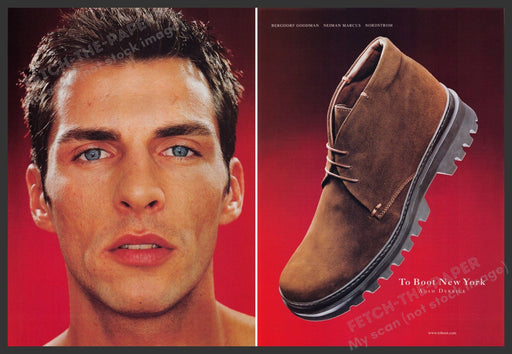 To Boot New York Footwear Adam Derrick 2000s Print Advertisement (2 Pg) Ad 2000 Fetch-the-Paper