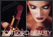 Tom Ford Cosmetics 2000s Print Advertisement Ad (2 pages) 2013 Beautiful Model Fetch the Paper!