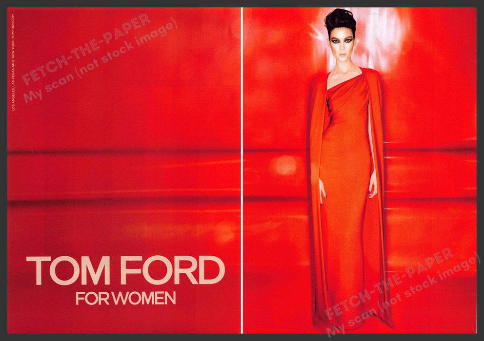 Tom Ford for Women Karlina Caune 2010s Print Ad (2 page) 2012 Fetch-the-Paper