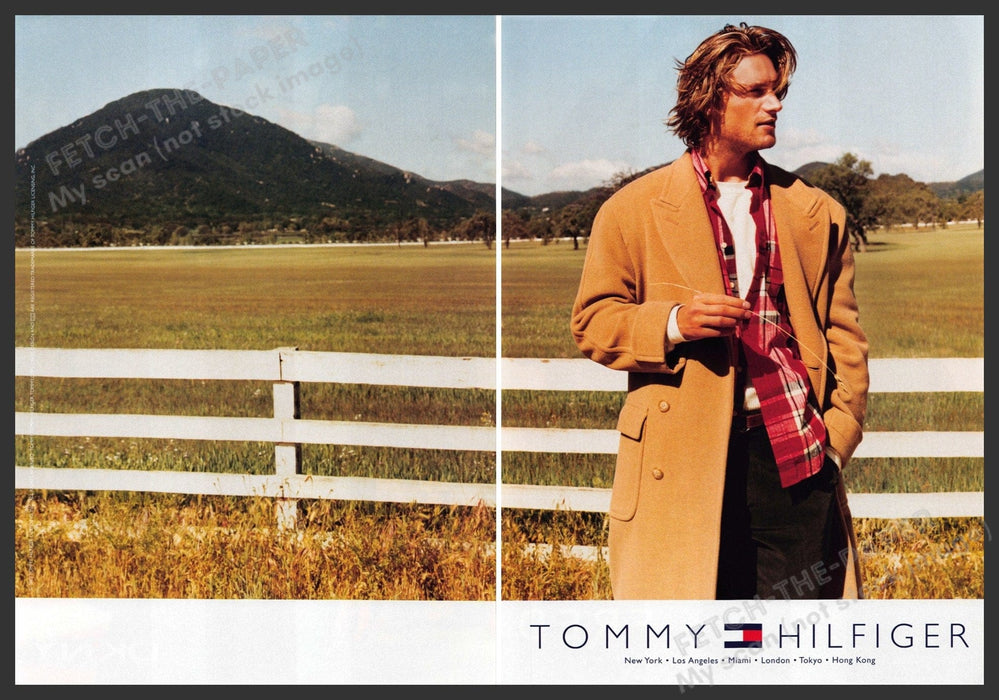 Tommy Hilfiger 2000s Print Advertisement (2 page) 2002 Gabriel Aubry Tommy Hilfiger