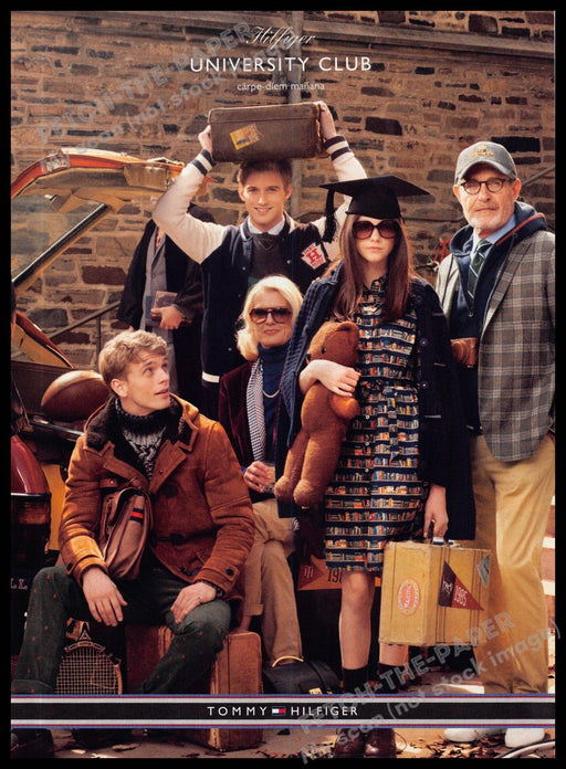 Tommy Hilfiger 2010s Magazine Print Ad 2013 University Club Carpe Diem Manana Tommy Hilfiger