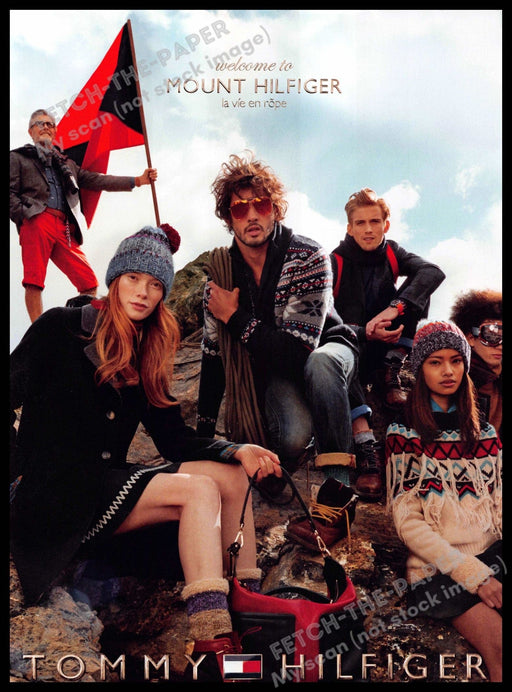 Tommy Hilfiger 2010s Magazine Print Ad 2014 Legs Lake Tahoe Family Tommy Hilfiger