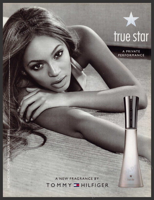 Tommy Hilfiger True Star Fragrance Beyonce 2000s Print Advertisement 2005 Fetch-the-Paper