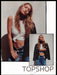 Topshop 2010s Magazine Print Ad 2015 Sexy Gigi Hadid Bare Midriff Topshop