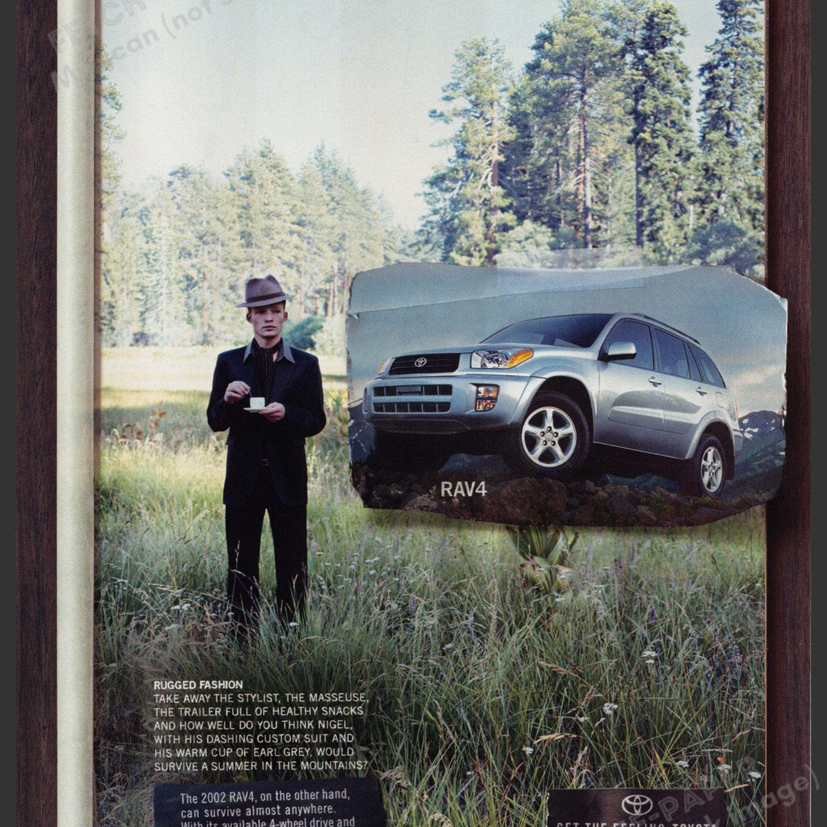 Toyota RAV4 2002 Ad - Rugged Fashion, Vintage Car Advertisement — Fetch ...