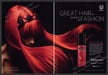 Tresemme Hair Color Bright Red 2000s Print Advertisement Ad (2 pages) 2013 Fetch the Paper!