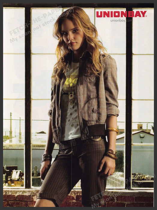 Unionbay Clothing 2000s Print Advertisement 2007 Teen Industrial Building Unionbay
