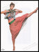 Valentino Clothing 1980s Print Advertisement Ad 1989 Kicking Legs Fetch the Paper!