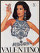 Valentino Dress Beaded 1990s Print Advertisement Ad 1991 Fetch the Paper!