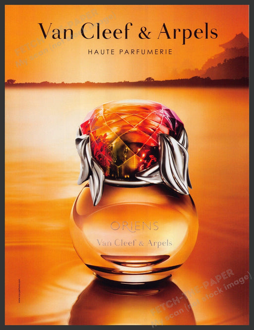 Van Cleef & Arpels Oriens 2010s Print Advertisement Ad 2010 Haute Parfumerie Fetch-the-Paper